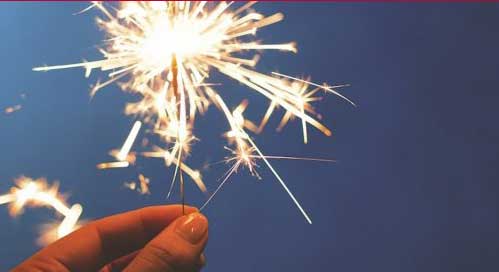 From Darkness to Diamonds sparkler photo