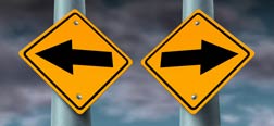 No Choice Choice graphic arrows