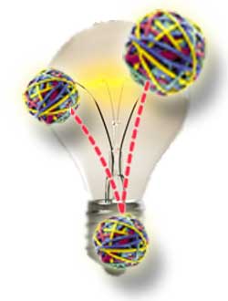 Small Resiliency Bounce with lightbulb (lightbulb image from Arek Socha on Pixabay, mashup kpservices.us)